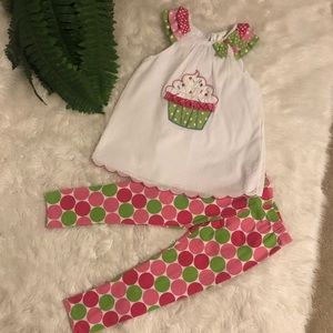 Little girls Cupcake outfit